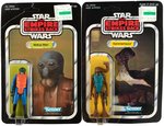 "STAR WARS: THE EMPIRE STRIKES BACK" CARDED "HAMMERHEAD, WALRUS" ACTION FIGURE PAIR.