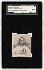 1949-50 ACEBO PEDRO FORMENTAL SGC A AUTHENTIC (RICHARD MERKIN COLLECTION).