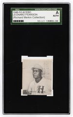 1949-50 ACEBO LEONARD PEARSON SGC A AUTHENTIC (RICHARD MERKIN COLLECTION).