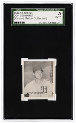 1949-50 ACEBO DON LENHARDT SGC A AUTHENTIC (RICHARD MERKIN COLLECTION).