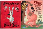 GARY BASEMAN SIGNED & REMARQUED BOOK PAIR.