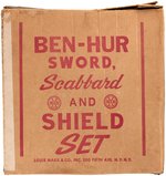 MARX "BEN-HUR SWORD, SCABBARD AND SHIELD SET."