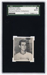 1949-50 ACEBO VICENTE LOPEZ SGC A AUTHENTIC (RICHARD MERKIN COLLECTION).