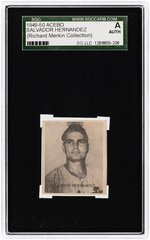 1949-50 ACEBO SALVADOR HERNANDEZ SGC A AUTHENTIC (RICHARD MERKIN COLLECTION).