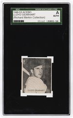 1949-50 ACEBO LLOYD GEARHART FACING LEFT SGC A AUTHENTIC (RICHARD MERKIN COLLECTION).