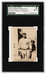 1923-24 BILLIKEN JOSE MARIA FERNANDEZ SGC A AUTHENTIC (RICHARD MERKIN COLLECTION).