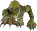 CREATURE FROM THE BLACK LAGOON SWIMMING UPWARD PREMIUM FORMAT STATUE.