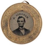 LINCOLN & JOHNSON 1864 BACK-TO-BACK FERROTYPE JUGATE.