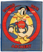 "DONALD DUCK ARCHERY" BOXED ENGLISH TARGET.