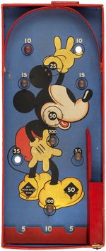 "MICKEY MOUSE BAGATELLE" BOXED ENGLISH GAME.