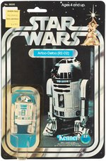 "STAR WARS - ARTOO DETOO (R2-D2)" 12 BACK-C CARDED ACTION FIGURE.