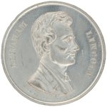 LINCOLN "HENNING & EYEMANN" HIGH RELIEF 1860 PORTRAIT MEDAL DeWITT 1860-6.