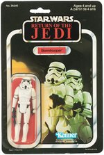 STAR WARS: RETURN OF THE JEDI - STORMTROOPER 77 BACK CANADIAN CARDED ACTION FIGURE.