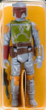 "STAR WARS: THE EMPIRE STRIKES BACK - BOBA FETT 21 BACK AFA 70 EX+ (LARGE CIRCLE EXTENSION STICKER).