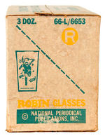 "ROBIN GLASSES" GAS STATION GIVEAWAY SHIPPING CARTON.