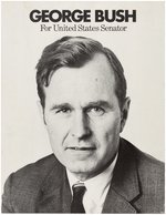 "GEORGE BUSH FOR UNITED STATES SENATOR" 1970 TEXAS CAMPAIGN POSTER.