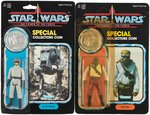 "STAR WARS: POWER OF THE FORCE - AT-ST DRIVER/BARADA" 92 BACK CARDED ACTION FIGURE PAIR.