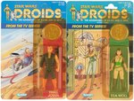 "STAR WARS: DROIDS - KEA MOLL/THALL JOBEN" CARDED ACTION FIGURE PAIR.