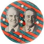 McGOVERN & SHRIVER JUGATE BUTTON BY ARTIST DAVID RUSSELL.