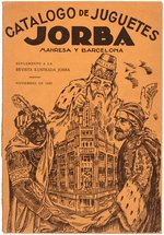 1935 "JORBA" DEPARTMENT STORE TOY CATALOG FROM BARCELONA WITH MANY RARE DISNEY TOYS.