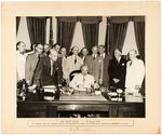 "HARRY S TRUMAN" SIGNED NATIONAL SECURITY ACT AMENDMENTS OVERSIZED PHOTOS.