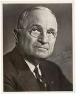 "HARRY TRUMAN" INSCRIBED & SIGNED PHOTO.