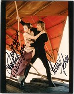 CARRIE FISHER SIGNED SLAVE LEIA PHOTO.