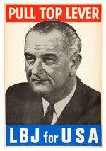 LBJ THREE SCARCE POSTERS.