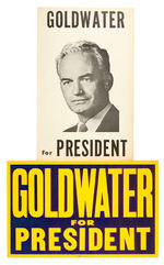 THREE SCARCE GOLDWATER DISPLAYS.