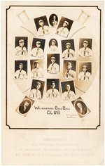 C. 1912 WINLKINSBURG BASEBALL CLUB REAL PHOTO POSTCARD.