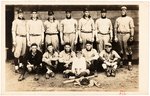 C. 1914 ALL ARMY BASEBALL TEAM REAL PHOTO POSTCARD.