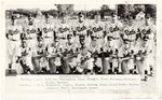 1951 TOPEKA OWLS BASEBALL TEAM REAL PHOTO POSTCARD.