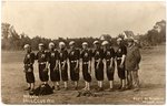 1910 MILACA, MINNESOTA BASEBALL TEAM REAL PHOTO POSTCARD.