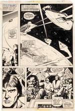 "STAR WARS" #2 COMIC BOOK PAGE ORIGINAL ART BY HOWARD CHAYKIN.
