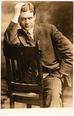 C. 1920s AMERICAN EVANGELIST BILLY SUNDAY REAL PHOTO POSTCARD.