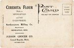 EARLY 20th CENTURY CERESOTA GRAND RAPIDS, MI FLOUR TEAM BASEBALL POSTCARD.