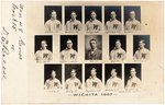 1907 WICHITA JOBBER TEAM COMPOSITE REAL PHOTO POSTCARD.