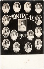 1907 MONTREAL ROYALS BASEBALL TEAM REAL PHOTO POSTCARD.