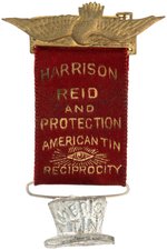HARRISON & REID 1892 RIBBON WITH TOP HAT HANGER.