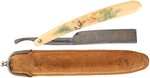 TAFT & SHERMAN GENEVA CUTLERY JUGATE STRAIGHT RAZOR.