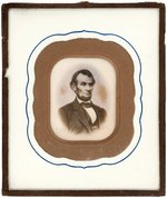 LINCOLN PORTRAIT LITHOPHANE BY "CARRIEL'S PHOTOGRAPH GALLERY" NEW YORK.
