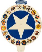 WORLD WAR II "KNOW YOUR AIRPLANES" IDENTIFICATION WHEEL.