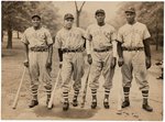 C. 1940 NEW YORK CUBANS SLUGGERS PRESS PHOTO.