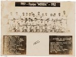 1951-52 MEXICAN BASEBALL MERIDA BALL CLUB PRESS PHOTO.