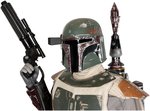 "STAR WARS" BOBA FETT LIFE-SIZE DON POST FIGURE.