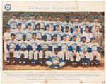 1953-54 ALMENDARES BASEBALL TEAM PHOTO PREMIUM W/SIGNATURES.