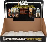 "STAR WARS" 12 BACK DISPLAY WITH HEADER CARD AND TRAY INSERT.