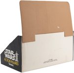 "STAR WARS" 12 BACK DISPLAY WITH HEADER CARD AND TRAY INSERT.