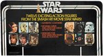 "STAR WARS" 12 BACK DISPLAY WITH HEADER CARD AND TRAY INSERT.