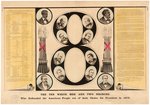 "TEN WHITE MEN & TWO NEGROS WHO DEFRAUDED THE AMERICAN PEOPLE" 1876 CONTESTED ELECTION POSTER.